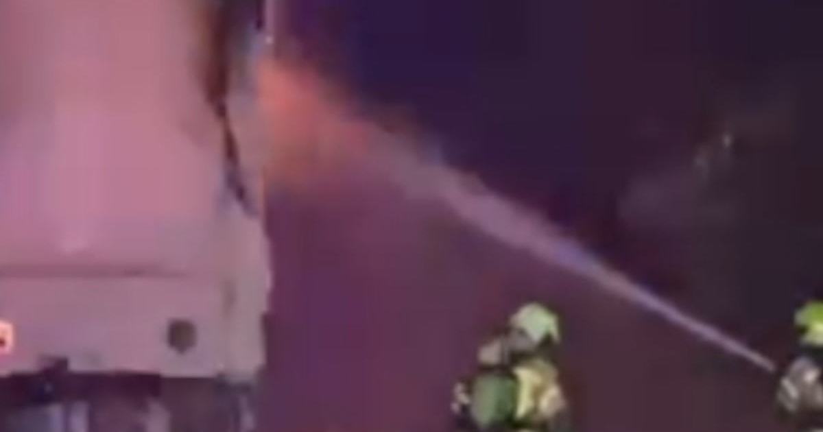 An image relating to the news item Truck Fire 