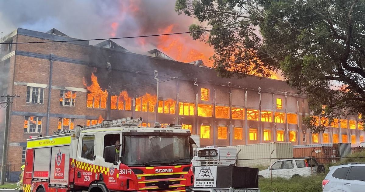 An image relating to the news item FRNSW issues warning to Newcastle residents