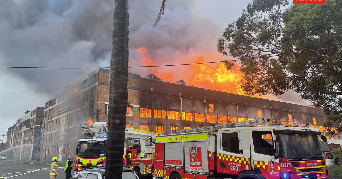 An image relating to the news item Destroyed Wickham buildings threatening to collapse - VIDEO