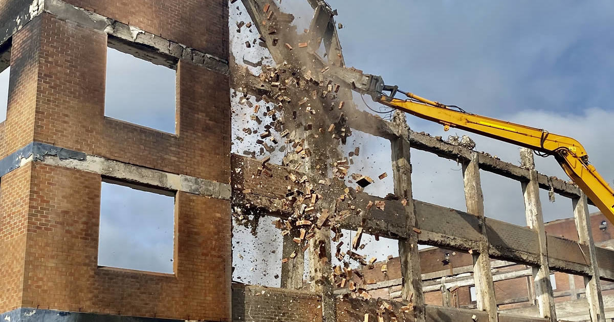 An image relating to the news item Wickham update - demolition works underway