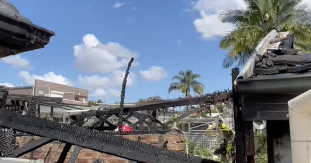 An image relating to the news item House saved from granny flat fire