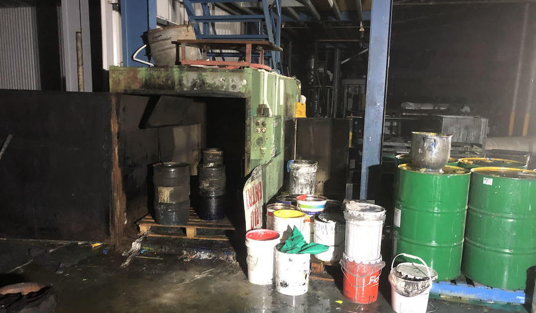 An image relating to the news item Machinery Fire
