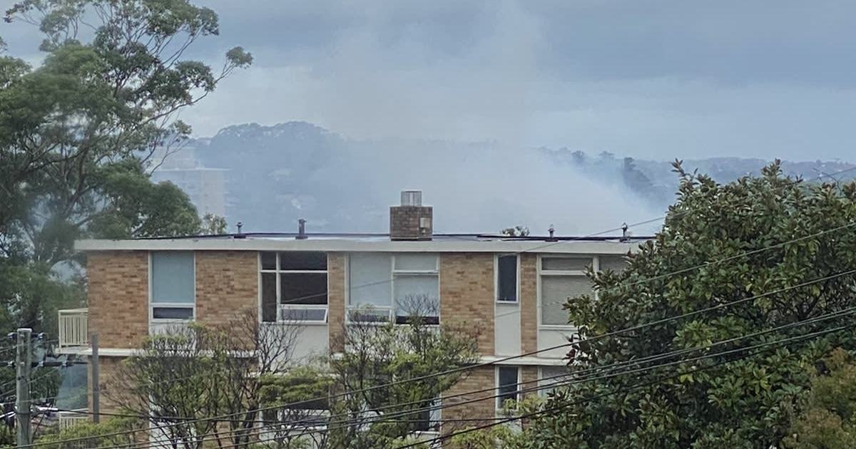 An image relating to the news item Two-level house fire
