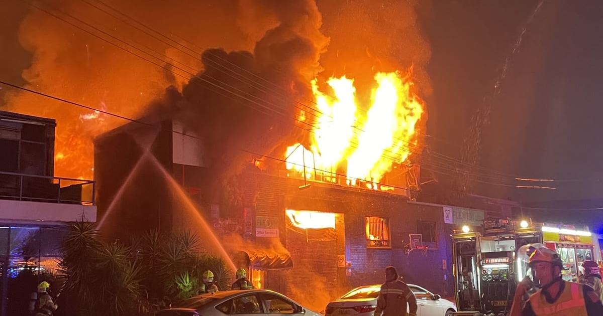 An image relating to the news item Factory Fire