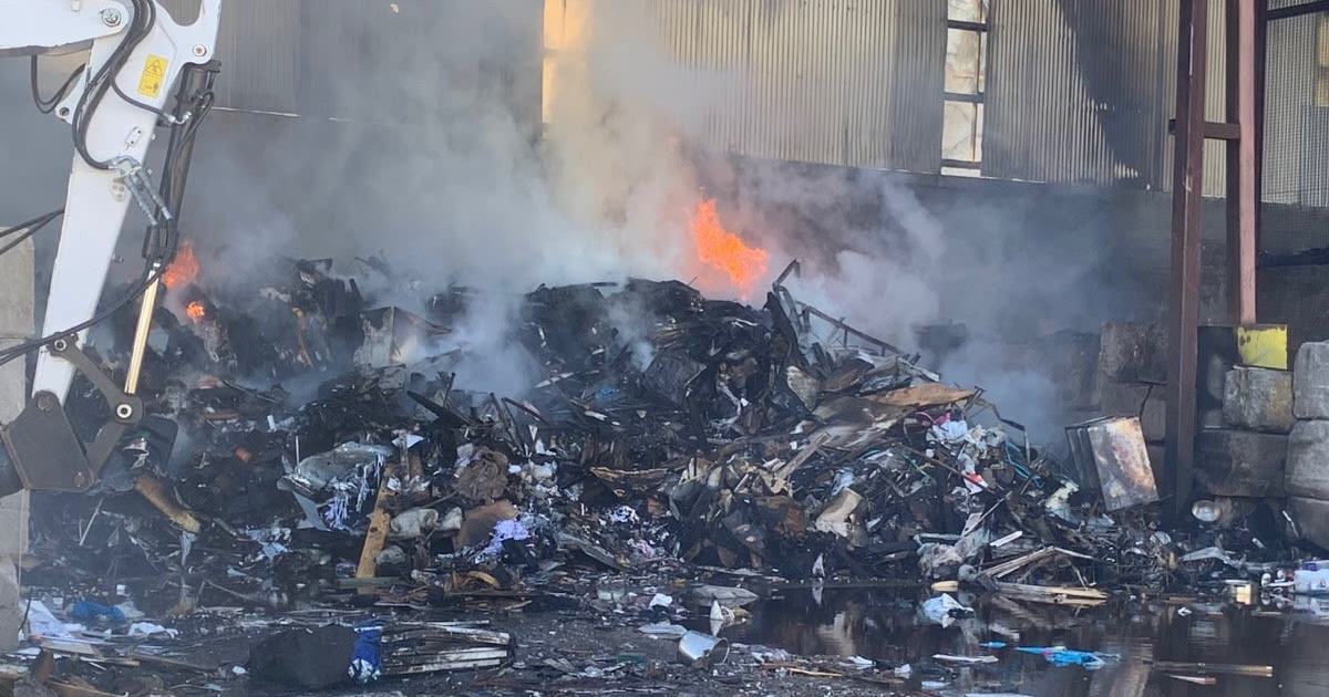 An image relating to the news item Rockdale fire contained