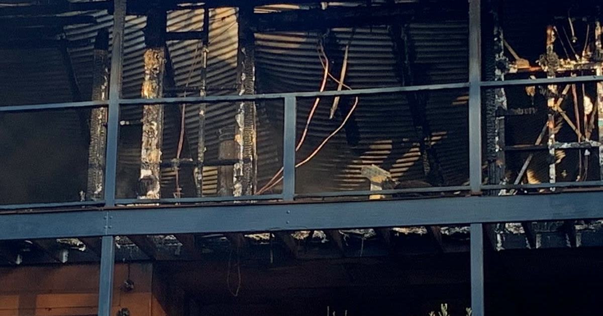 An image relating to the news item Firefighters search for cause of fatal fire