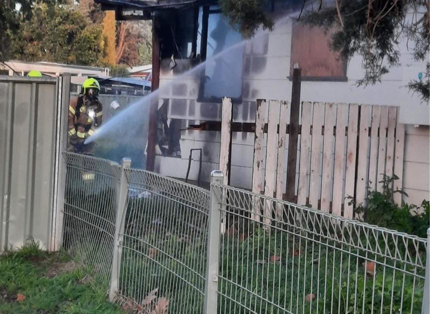 An image relating to the news item FRNSW crews battle house fire