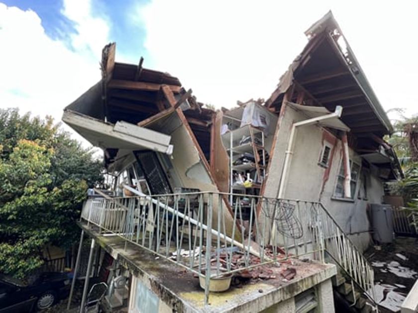 An image relating to the news item Home partially collapses in Sydney