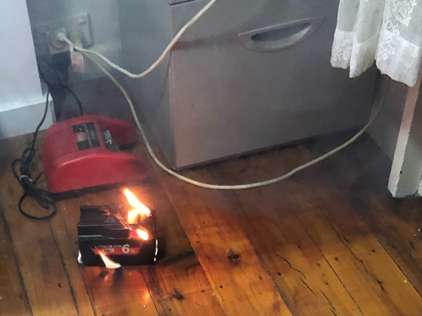 An image relating to the news item FRNSW issues warning of charging batteries correctly 