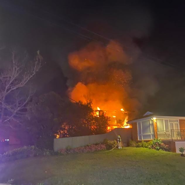 An image relating to the news item FRNSW investigates cause of major fire - VIDEO