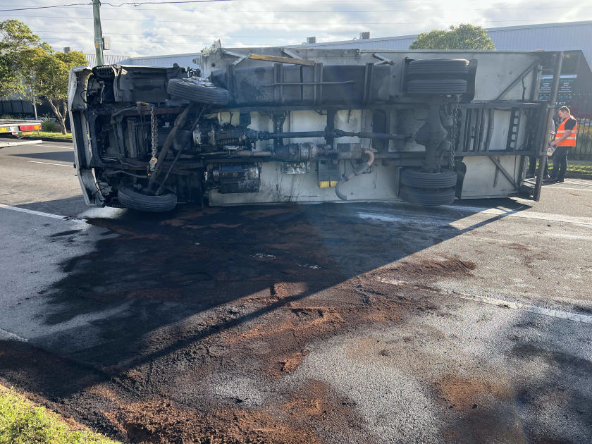 An image relating to the news item Truck crash