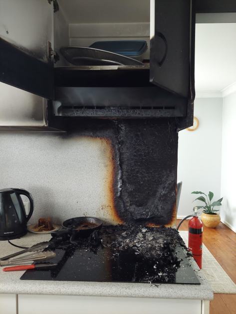 An image relating to the news item Working smoke alarms save elderly resident from kitchen fire