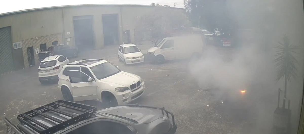 An image relating to the news item FRNSW issues lithium-ion battery warnings after explosion and corrosive gas cloud - Video