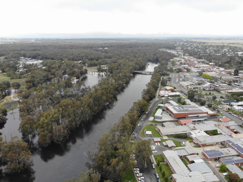 An image relating to the news item FRNSW Commissioner visits flood zones as support ramps up - VIDEO