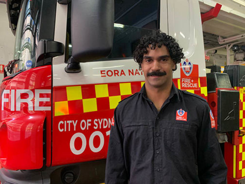 An image relating to the news item FRNSW firefighter nominated for 2023 NSW Young Australian of the Year