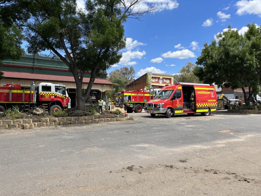 An image relating to the news item FRNSW specialists support clean-up efforts in flood-hit communities - VIDEOt