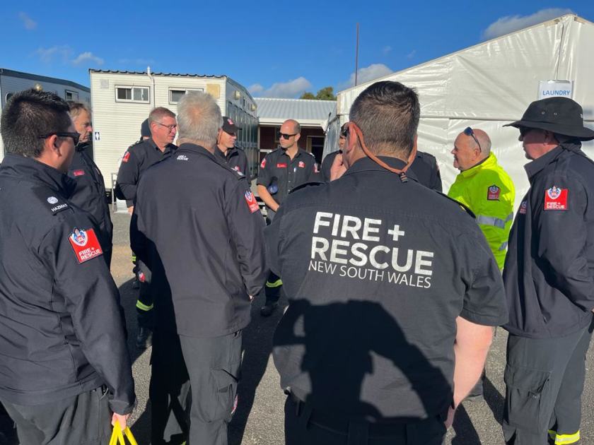 An image relating to the news item FRNSW Commissioner visits flood-impacted communities - VIDEO