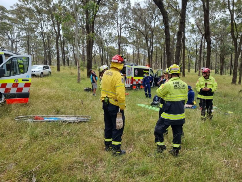 An image relating to the news item Fire and Rescue NSW crews attend skydiving mishap