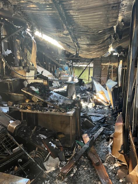 An image relating to the news item Fire and Rescue NSW extinguishes restaurant fire and saves neighbouring shops