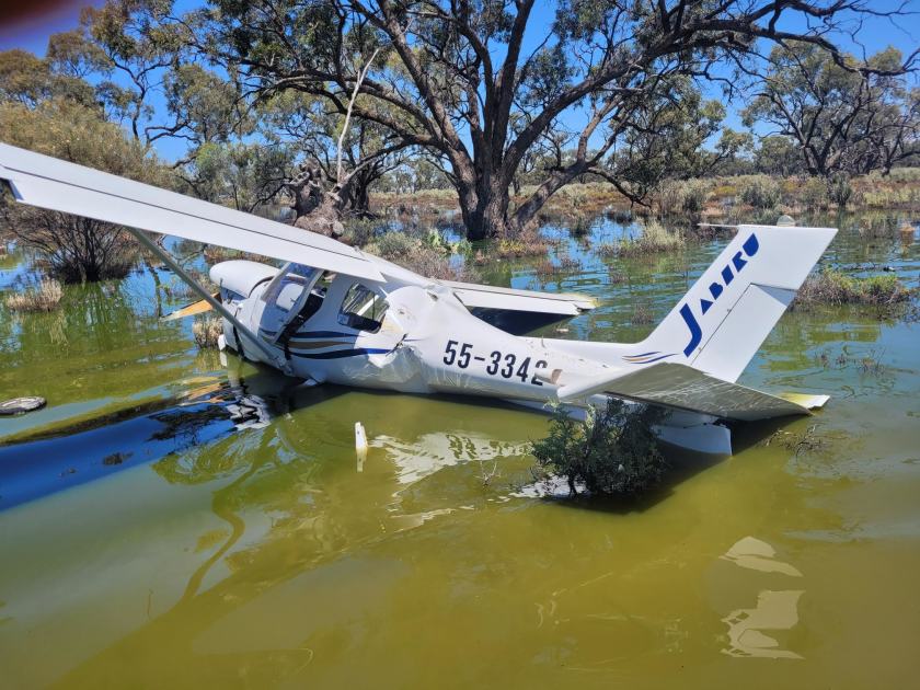 An image relating to the news item Light plane crash update