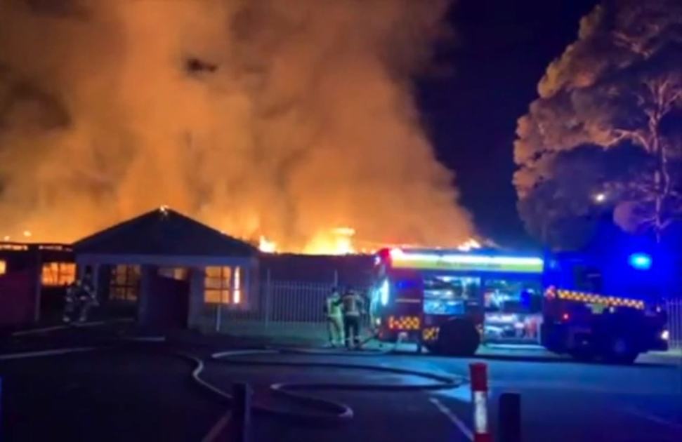 An image relating to the news item Fire and Rescue NSW investigators determining cause of masonic centre blaze - VIDEO