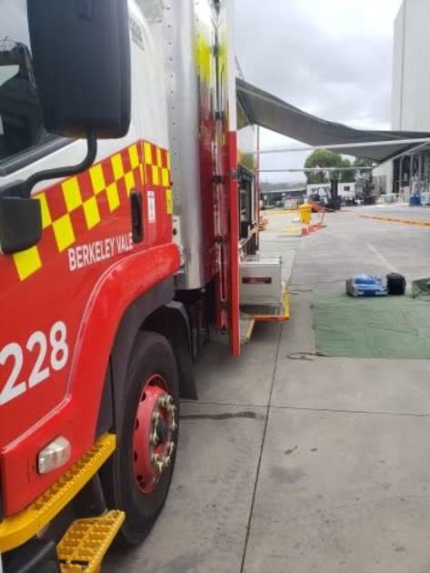 An image relating to the news item 50 Workers evacuated from hazardous dust cloud