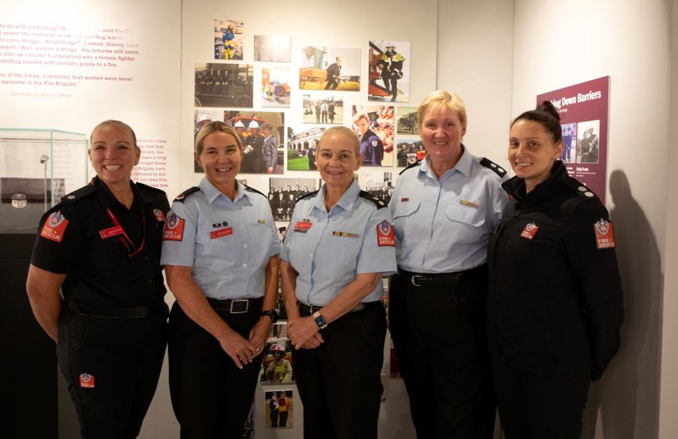 An image relating to the news item Fire and Rescue celebrates 40 years of Women in Firefighting, launching Museum of Fire exhibition