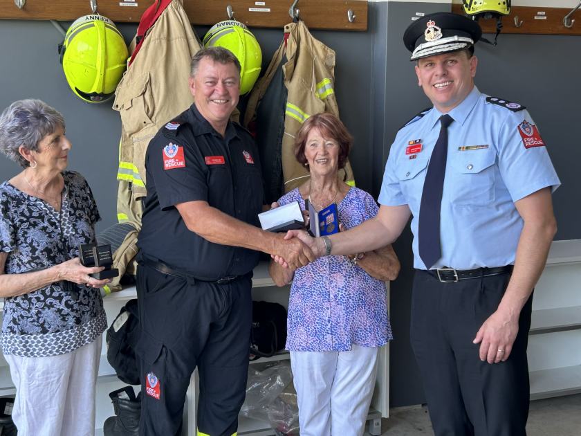 Selfless Firefighter Issued With Replacement Fire And Rescue Nsw Medals Video Mayfield West