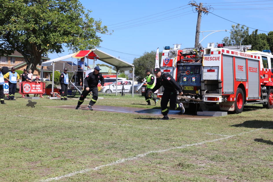 An image relating to the news item Regional Firefighter Championships reach the Snowy Mountains