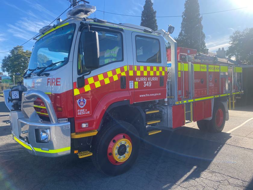 An image relating to the news item Another new $530,000 Bushfire Tanker for the Hunter