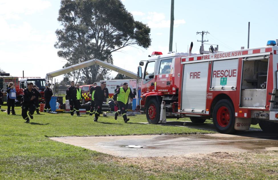 An image relating to the news item Local FRNSW firefighters fielding five teams to compete at the State Firefighting Championships