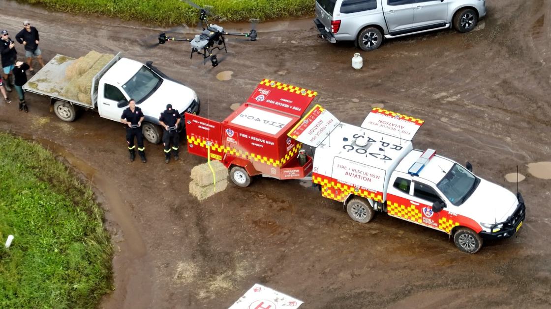 An image relating to the news item Fire and Rescue NSW continuing to help communities recover