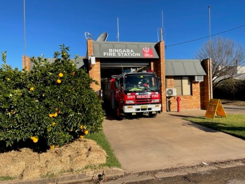 An image relating to the news item Fire and Rescue NSW takes firefighter recruitment drive to local Orange Festival