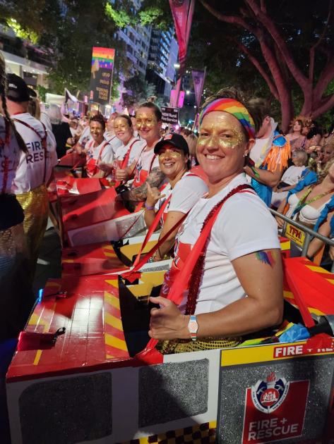 An image relating to the news item Fire and Rescue NSW takes pride of place in Sydney’s iconic Mardi Gras Parade