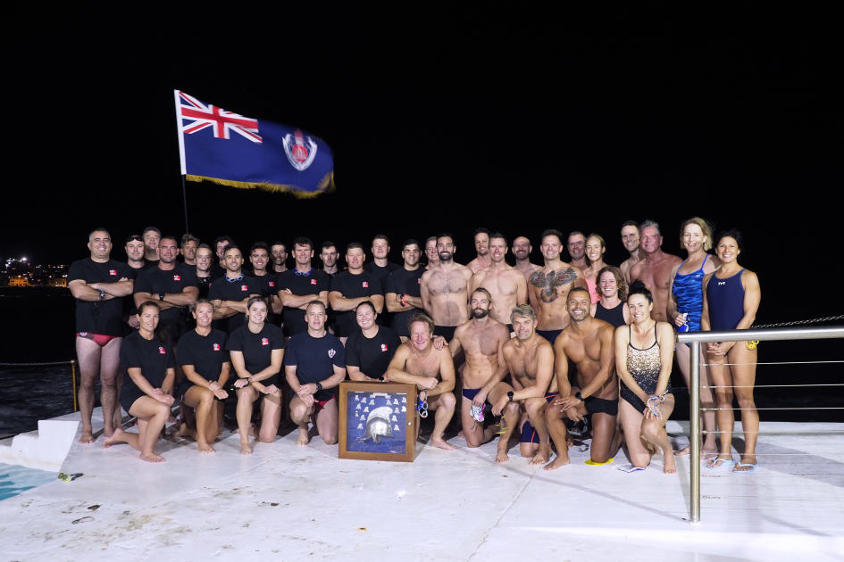 An image relating to the news item Firies issue challenge for local Sydney swimming trophy