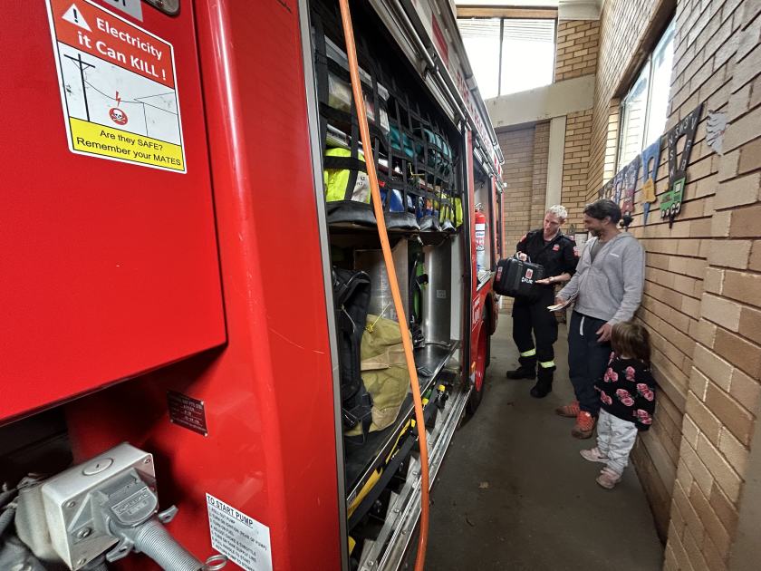 An image relating to the news item Fire and Rescue NSW takes firefighter recruitment to the streets of Crookwell