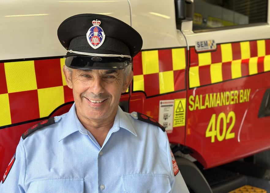 An image relating to the news item Fire and Rescue NSW Captain farewelled after 45 years of service
