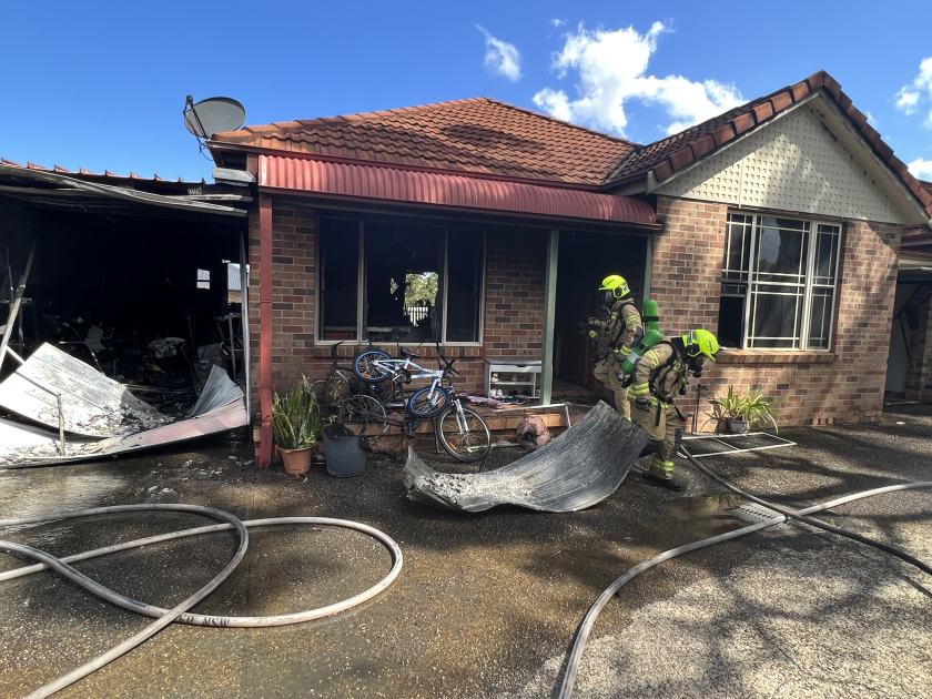 An image relating to the news item Fire and Rescue NSW investigators determine a faulty lithium ion battery caused a villa fire at Epping - VIDEO 