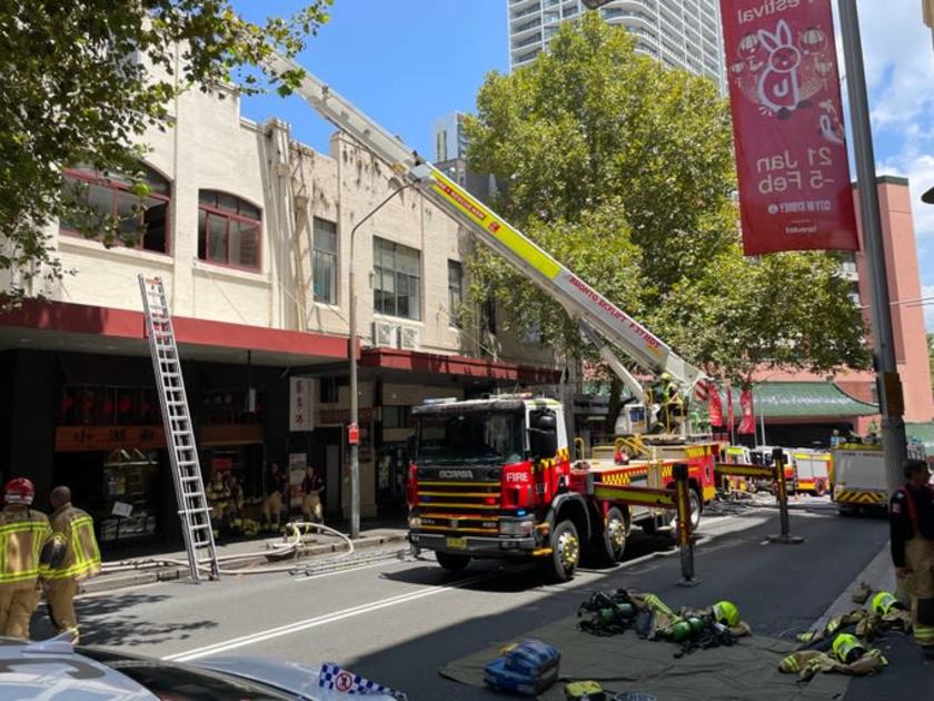 An image relating to the news item Workers injured in restaurant fire 
