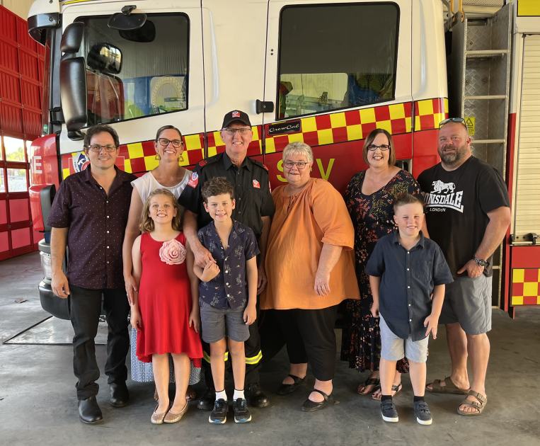 An image relating to the news item Fire and Rescue NSW farewells 50-year firefighting veteran