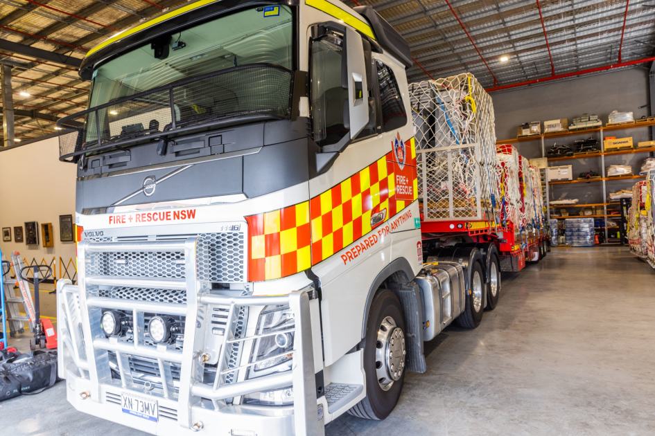 An image relating to the news item Fire and Rescue NSW preparing large shipment deployment to Türkiye earthquake zone - VIDEO