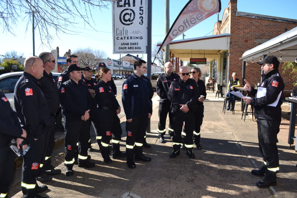 An image relating to the news item Entire upper Hunter town doorknocked by firefighters offering winter fire safety advice - VIDEO