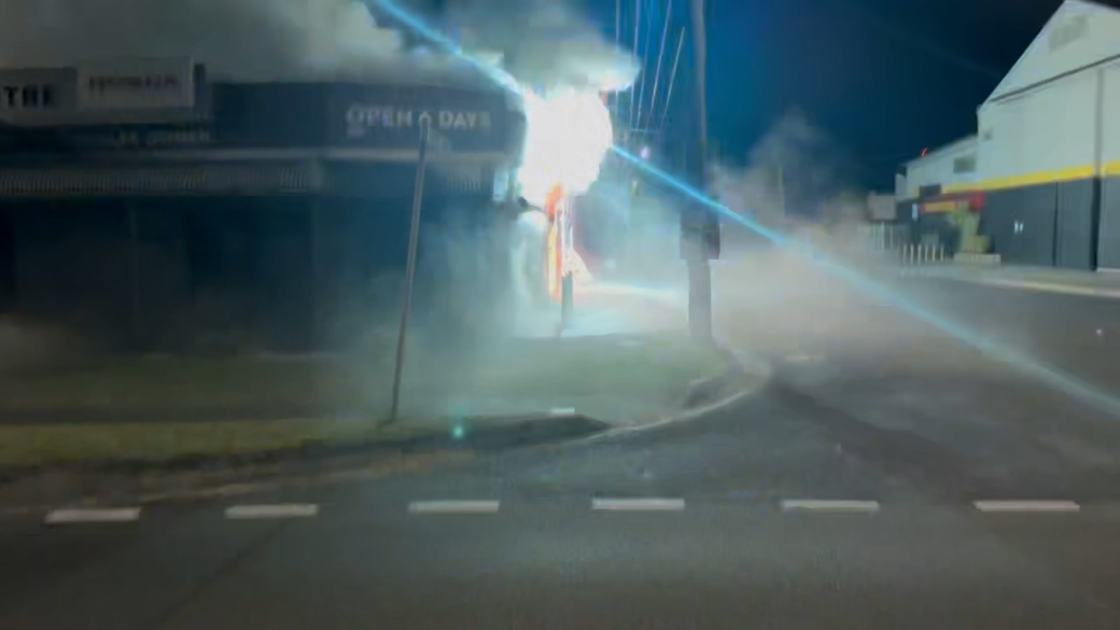 An image relating to the news item FRNSW firefighters kept busy overnight with numerous large fires across NSW