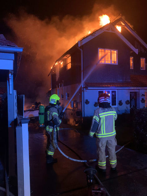 An image relating to the news item Ferocious fire damages neighbouring homes on Sydney