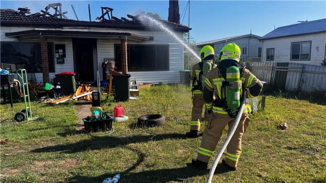 An image relating to the news item Home destroyed by fire 