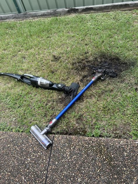 An image relating to the news item Smoke alarm saves resident from Lithium-Ion-powered vacuum cleaner fire