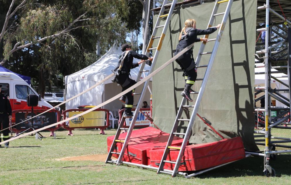 An image relating to the news item Teams training for triumph at Regional Firefighter Championships