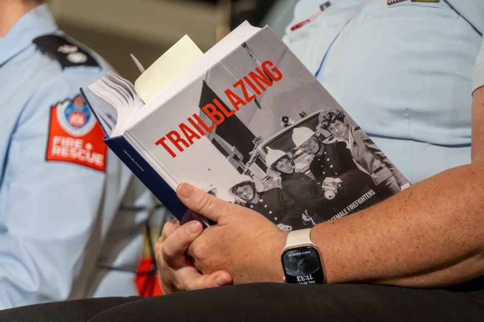 An image relating to the news item Book launch celebrates 40 years of women in firefighting in NSW