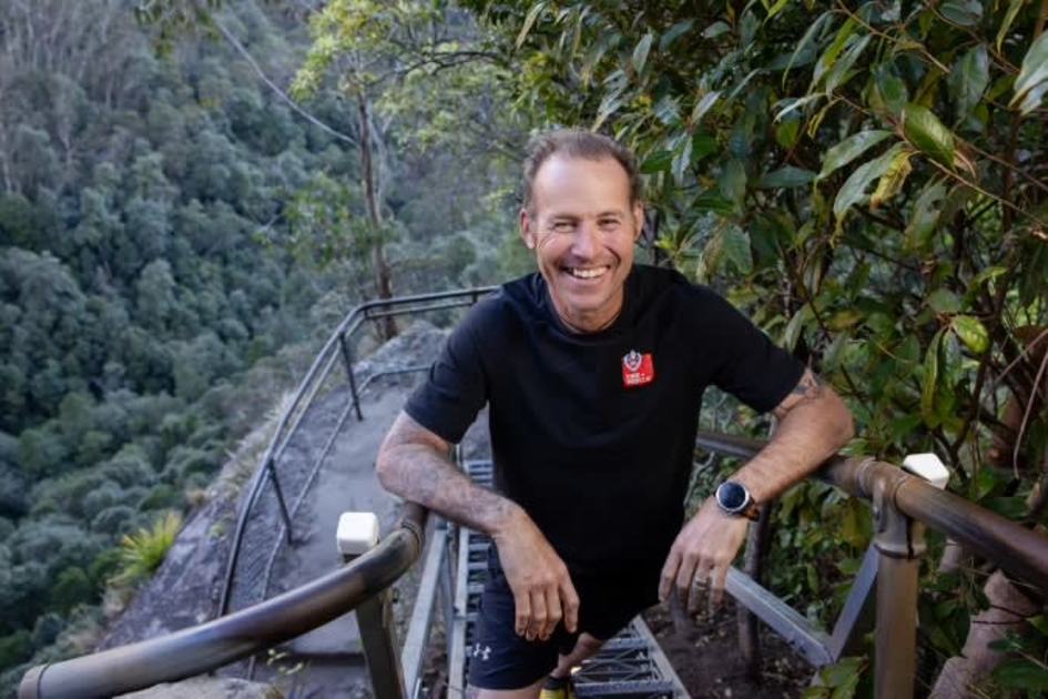 An image relating to the news item Firefighters to embark on 24-hour stair climb, raising funds for MND