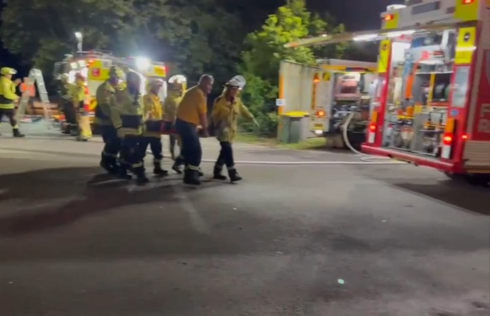 An image relating to the news item Lake Macquarie Firefighters hone rescue skills with bus crash exercise - VIDEO